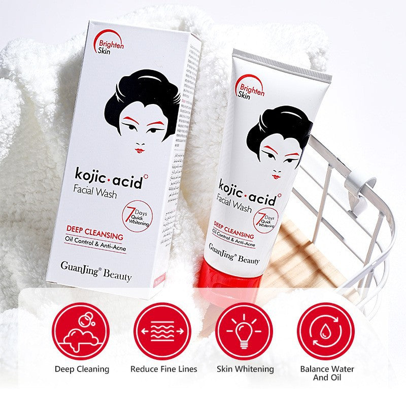 Brightening And Hydrating Skin Care Kojic Kojic Facial Cleanser